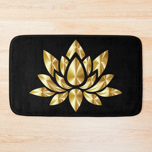 Item preview, Brushed gold lotus flower designed and sold by RafaelLima7.
