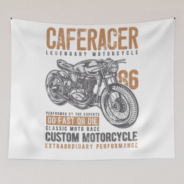 Item preview, RACE RIDER RACER BIKES CAFERACER BIKER MOTORCYCLE designed and sold by Super3.