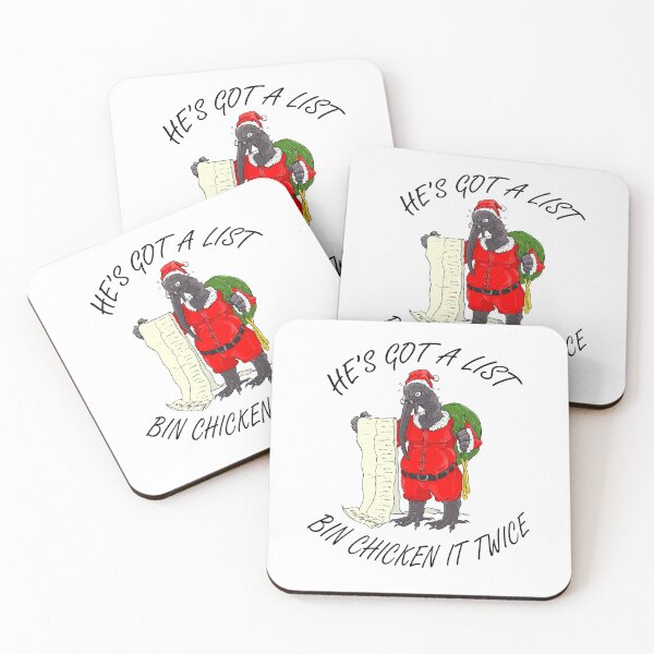 Item preview, Santa Bin Chicken designed and sold by LukeRosenberg.