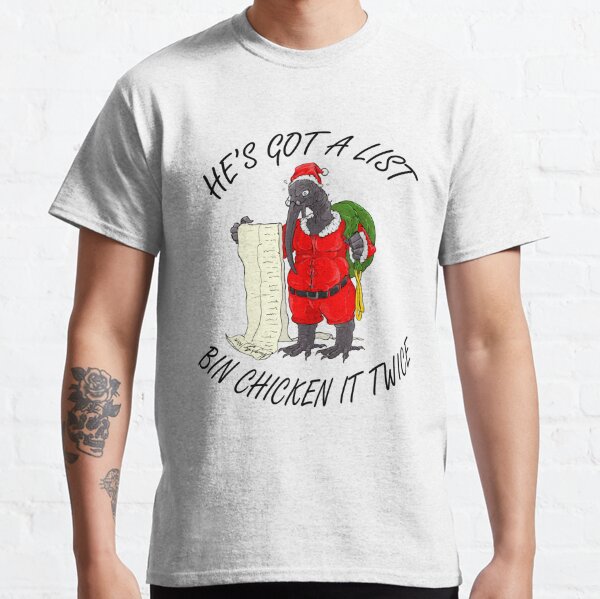 Santa Bin Chicken Classic T-Shirt
