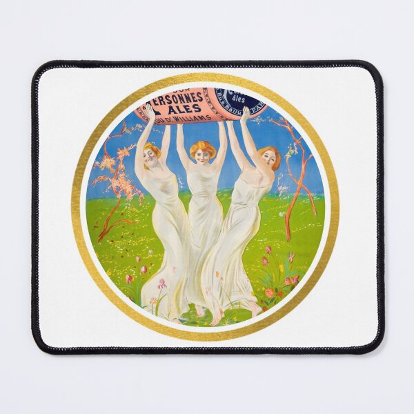 Item preview, Art Nouveau Poster "Pink Pills for Pale People" (1910) by Leonetto Cappiello - Round Golden Frame designed and sold by Mechanical-Artt.