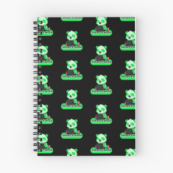 Item preview, Smart Cute Friendly Panda (Green) designed and sold by Jessine Fowler.