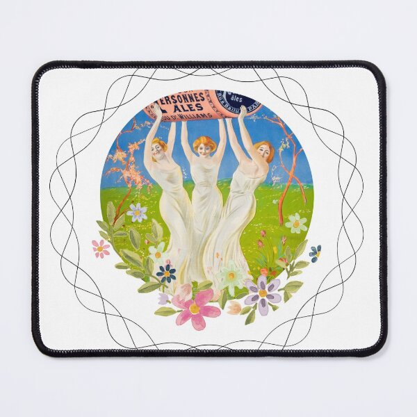 Item preview, Art Nouveau Poster "Pink Pills for Pale People" (1910) by Leonetto Cappiello - Round Silver Frame designed and sold by Mechanical-Artt.