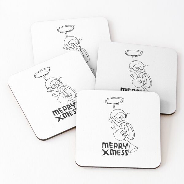 Item preview, Merry X-mess Greetings, sarcastic Xmas pun. designed and sold by badlydrawnbabe.