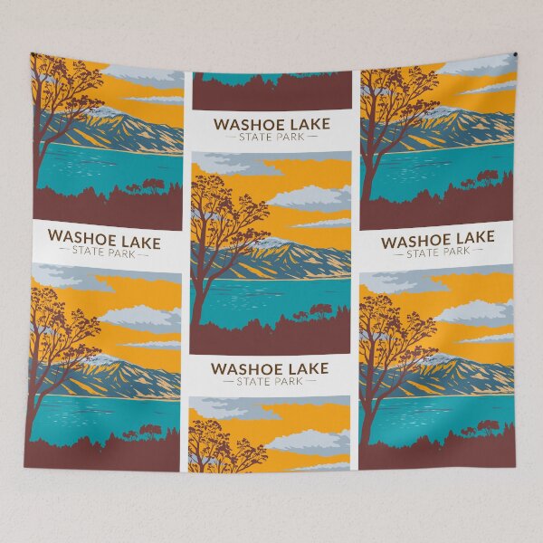 Item preview, Washoe Lake State Park Nevada Vintage designed and sold by KrisSidDesigns.