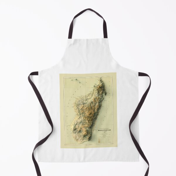 Item preview, 1902 Madagascar Relief Map 3D digitally-rendered designed and sold by ThinkAboutMaps.