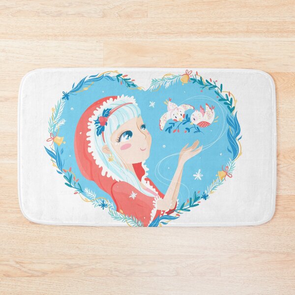 Item preview, Christmas girl with birds designed and sold by Tati-L.