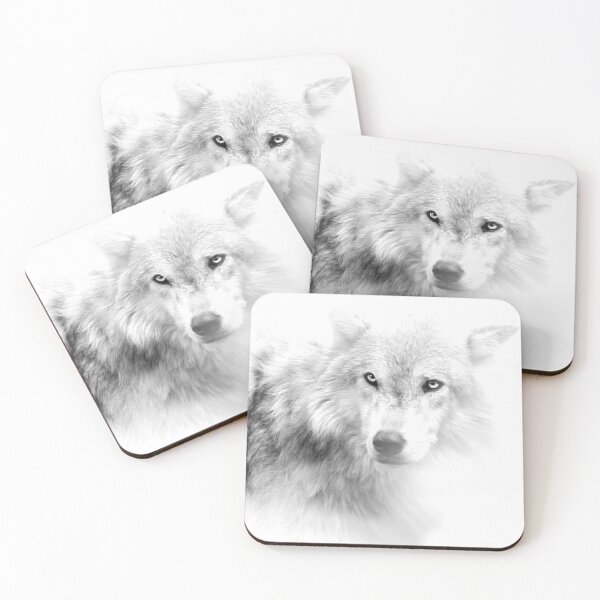 Item preview, Wolf Black and White  designed and sold by Stephanie Laird.