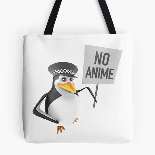 Item preview, No anime 3D penguin cop with sign designed and sold by Jack O TV.