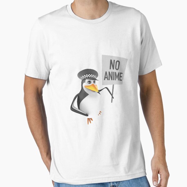 No Anime Penguin Shirt