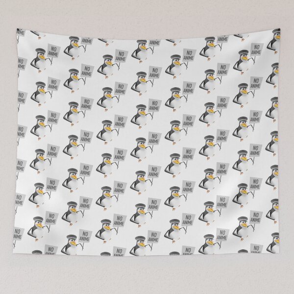 Item preview, No anime 3D penguin cop with sign designed and sold by Jack O TV.