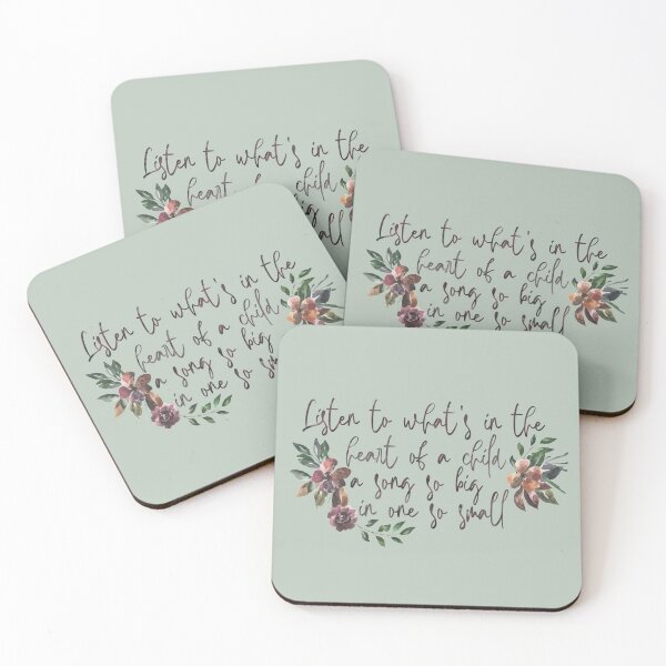 Item preview, Listen to What's in the Heart of a Child designed and sold by Theatre Thoughts.