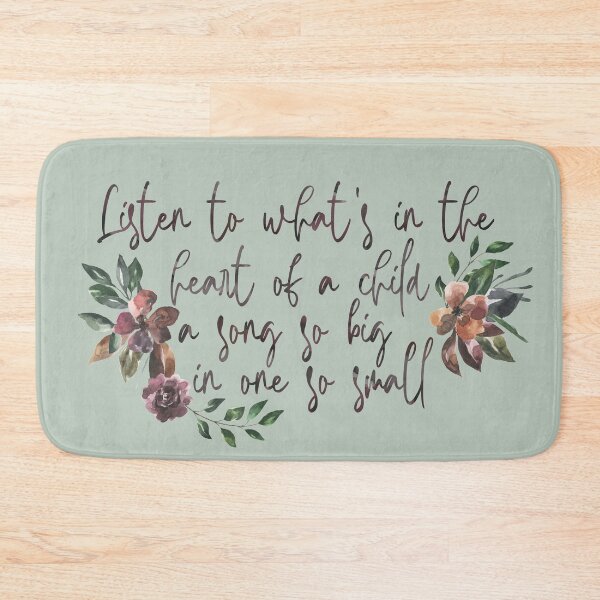 Item preview, Listen to What's in the Heart of a Child designed and sold by Theatre Thoughts.