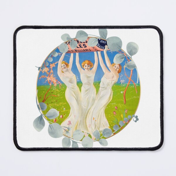 Item preview, Art Nouveau Poster "Pink Pills for Pale People" (1910) by Leonetto Cappiello - Round Frame with leaves designed and sold by Mechanical-Artt.