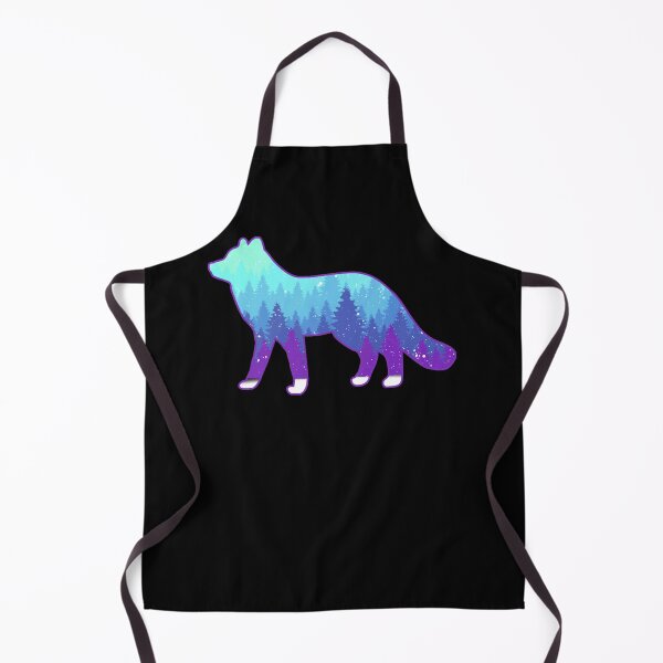 Item preview, Arctic Fox Design with Landscape - Animal Print Arctic Fox Pullover Hoodie designed and sold by TheresaKessler.