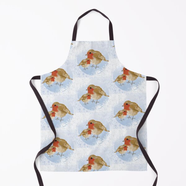 Item preview, Robin Redbreasts in the Snow designed and sold by VicEllisArt.