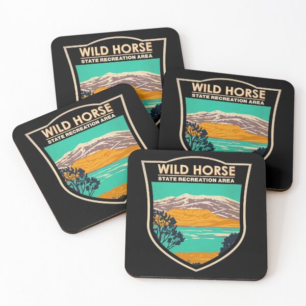 Item preview, Wild Horse State Recreation Area Nevada Badge designed and sold by KrisSidDesigns.