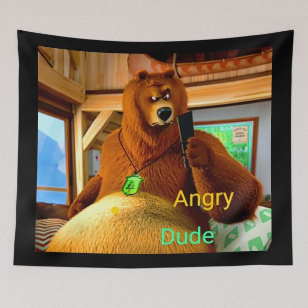 Item preview, Grizzy And lemmings - Angry Dude designed and sold by TrendySpace.