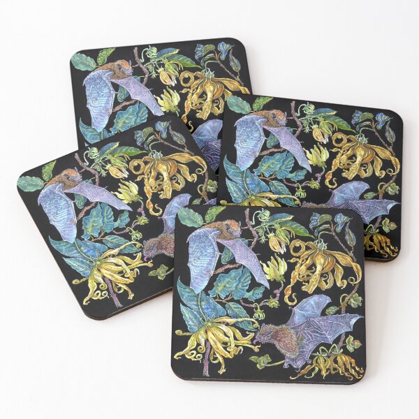 Item preview, Ylang-ylang and the Java pipistrelle bats designed and sold by naktis.