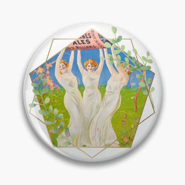 Item preview, Art Nouveau Poster "Pink Pills for Pale People" (1910) by Leonetto Cappiello - Pentagon Frame with leaves designed and sold by Mechanical-Artt.