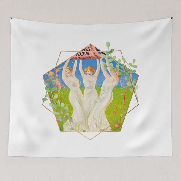 Item preview, Art Nouveau Poster "Pink Pills for Pale People" (1910) by Leonetto Cappiello - Pentagon Frame with leaves designed and sold by Mechanical-Artt.