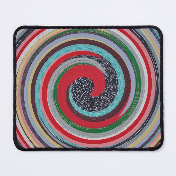 Item preview, modern bright and vibrant modern swirls designed and sold by pollywolly.