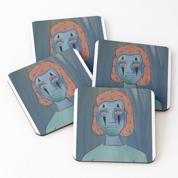 Item preview, Sad Clown Portrait Girl 2 designed and sold by BunnyRabbitCo.
