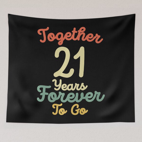 Item preview, 21st wedding anniversary shirt tee matching couples 21 years designed and sold by OsborneKlein.