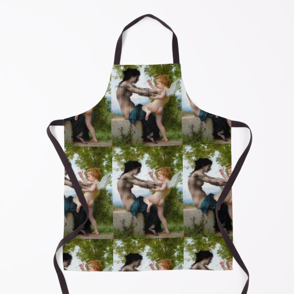 Item preview, A Young Girl Defending Herself against Eros Newsprint Glitch designed and sold by KristaZed.