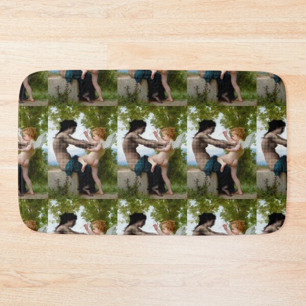 Item preview, A Young Girl Defending Herself against Eros Newsprint Glitch designed and sold by KristaZed.