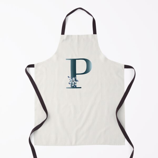 Item preview, Letter P - Blue Watercolor Flower designed and sold by CiaraPrints.