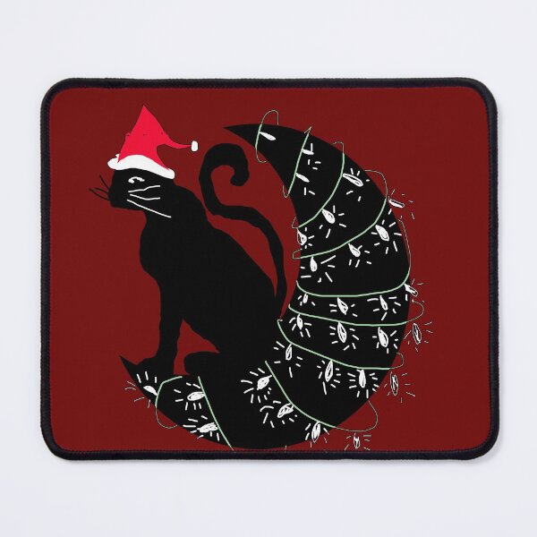 Item preview, Christmas Cat On The Moon designed and sold by bloomingvine.