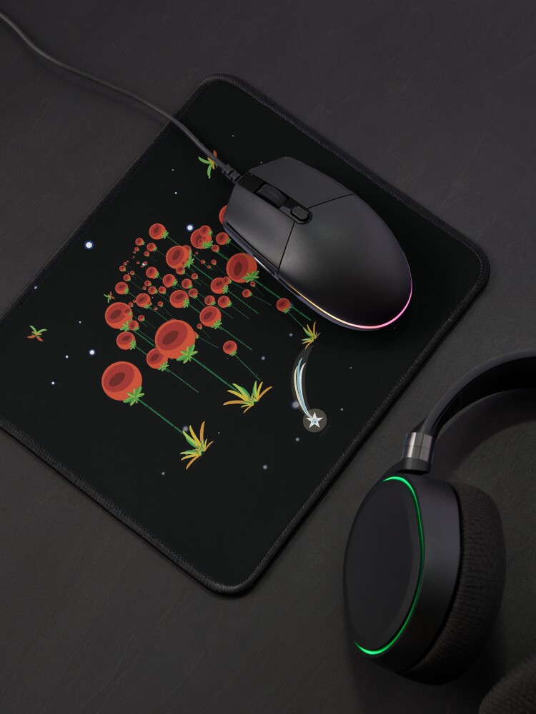 Alternate view of Flores nocturnas en navidad Mouse Pad