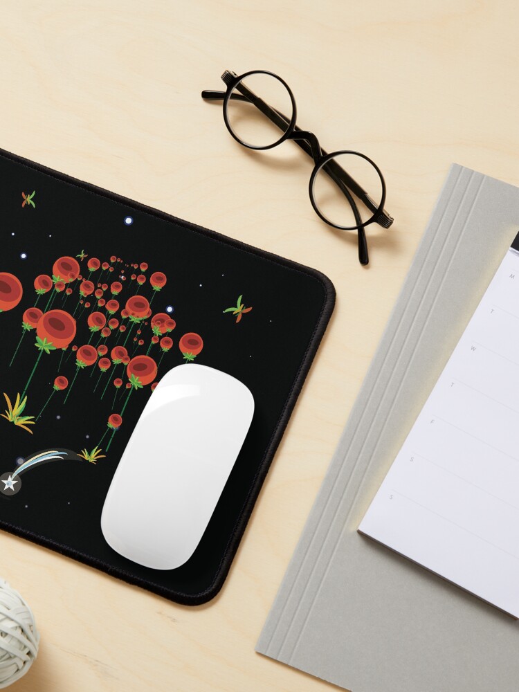Alternate view of Flores nocturnas en navidad Mouse Pad