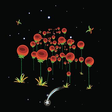 Artwork thumbnail, Flores nocturnas en navidad by aremaarega