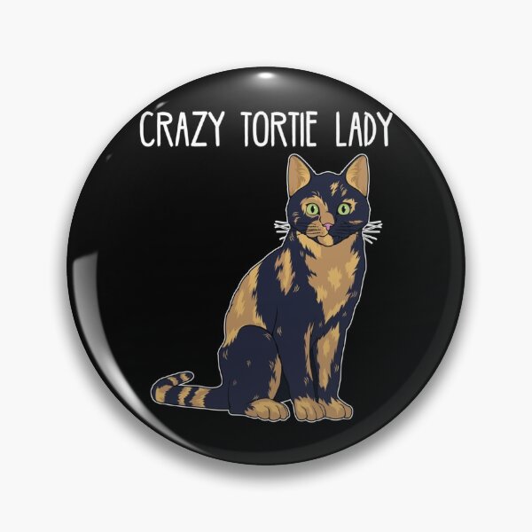 Item preview, Crazy Tortie Lady Tortoise Shell Cat Owner Long Sleeve T-Shirt designed and sold by TheresaKessler.