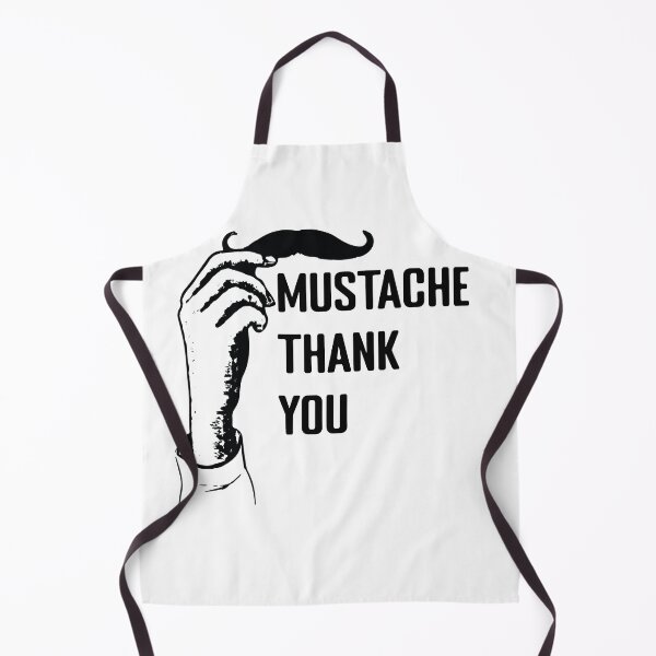 Item preview,  MUSTACHE  THANK  YOU , Funny quote  designed and sold by aydidi.