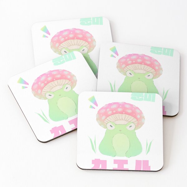 Item preview, Japanese Cute T-shirt Frog Mushroom Hat Kawaii Otaku designed and sold by RaitoArts.