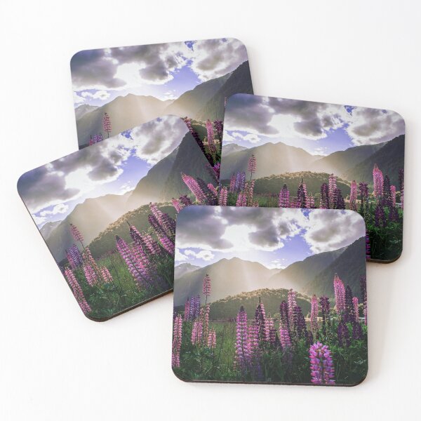 Item preview, New Zealand Floral Landscape Duvet Covers designed and sold by henes88.