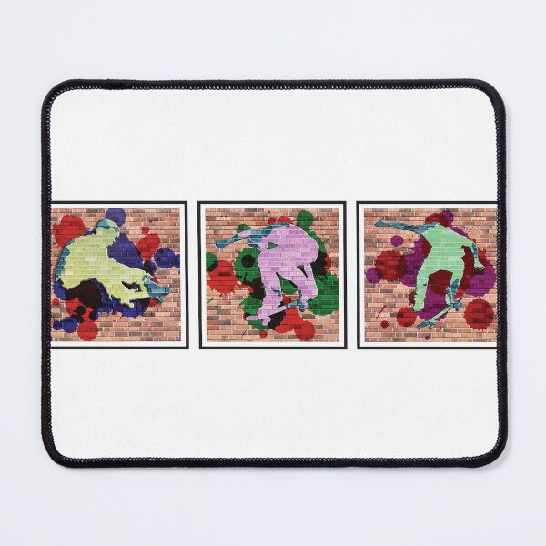 Item preview, Skateboard (white square) designed and sold by RicardoPeragua.