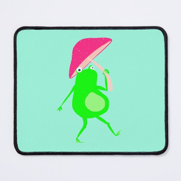 Item preview, Little Fella with a Mushroom Umbrella (pink) designed and sold by MoonBuckets.