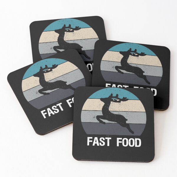 Item preview, Fast Food Funny Deer Hunting Season Big Buck Vintage Retro Grays designed and sold by Rabbitti.