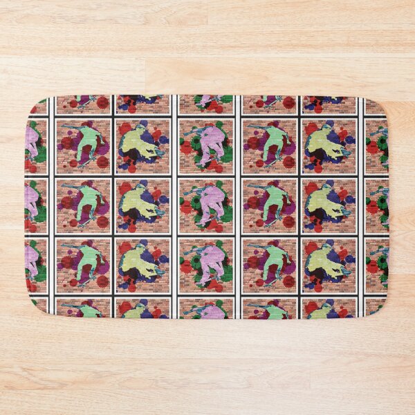 Item preview, Skateboard (white square) designed and sold by RicardoPeragua.