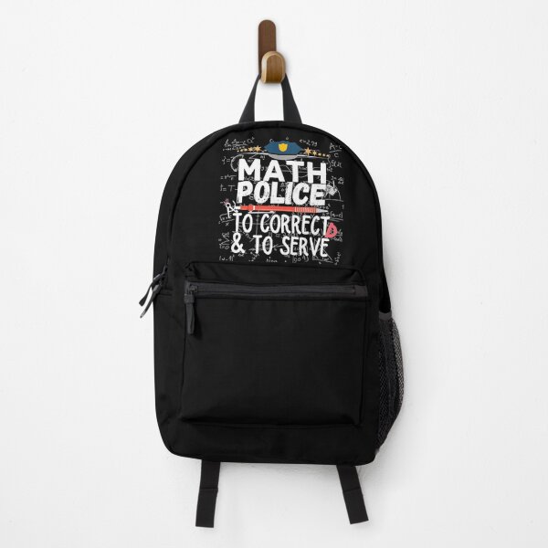 Item preview, Math Police Correct And Serve designed and sold by ronaldsonou.