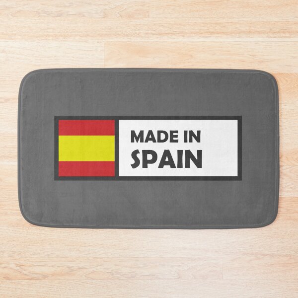 Item preview, Made In Spain Flag Rectangle Framed Minimalistic designed and sold by WorldIsSmall.