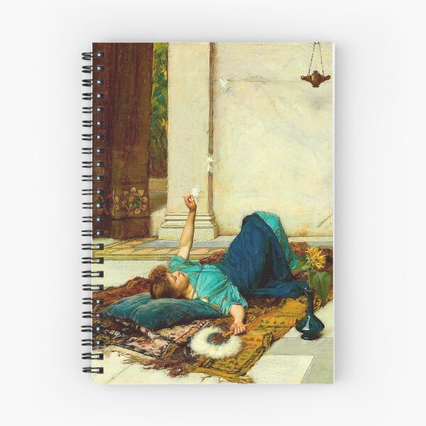 Item preview, John William Waterhouse "The pleasure of doing nothing (Relaxing)" designed and sold by Alexandra Dahl.