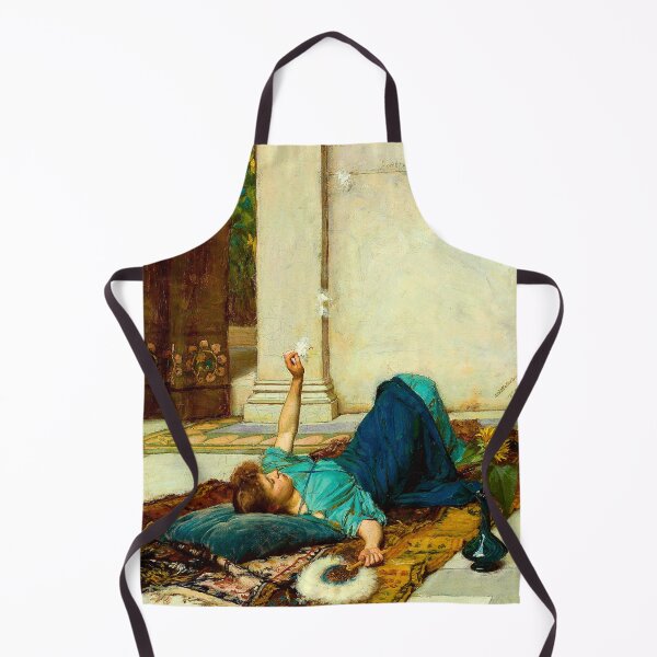Item preview, John William Waterhouse "The pleasure of doing nothing (Relaxing)" designed and sold by Alexandra Dahl.