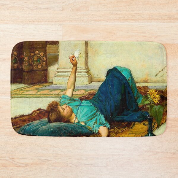 Item preview, John William Waterhouse "The pleasure of doing nothing (Relaxing)" designed and sold by Alexandra Dahl.
