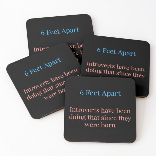 Item preview, 6 Feet Apart,  Introverts have been doing that since we were born designed and sold by Jho251981.