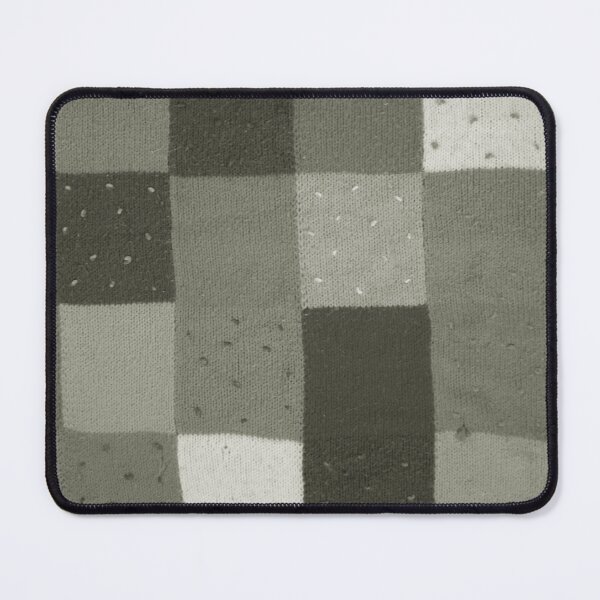 Item preview, black and white knitted patchwork squares designed and sold by pollywolly.